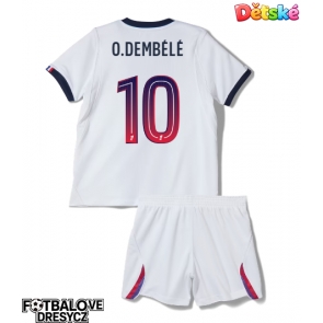 Paris Saint-Germain Ousmane Dembele #10 Dětské Venkovní dres komplet 2026-27 Krátký Rukáv (+ trenýrky)